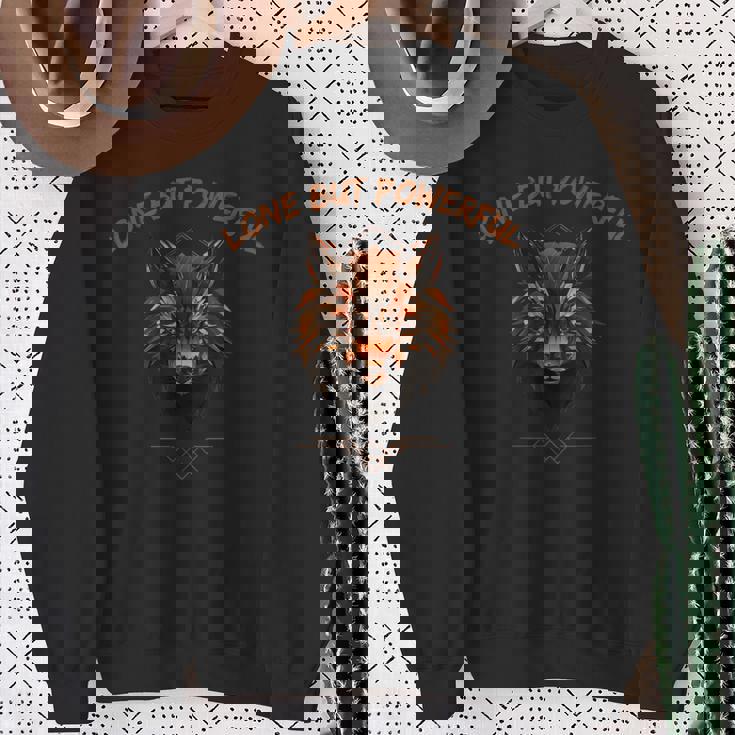 ローン — ウルフ・スタンド・アローン スウェットシャツ 年配の女性への贈り物