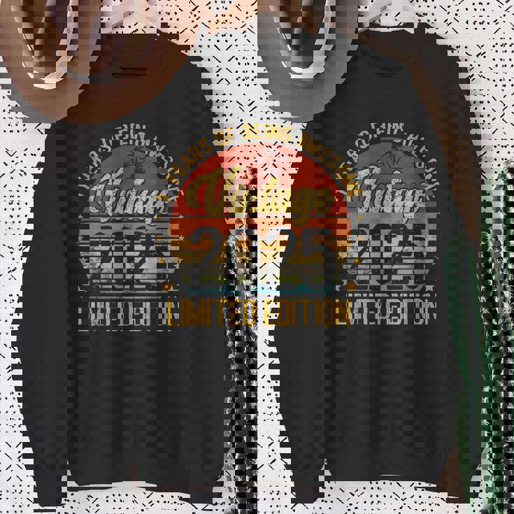 ヴィンテージ 1 誕生日 デコレーション メンズ 1歳 2025 1歳の誕生日 スウェットシャツ 年配の女性への贈り物