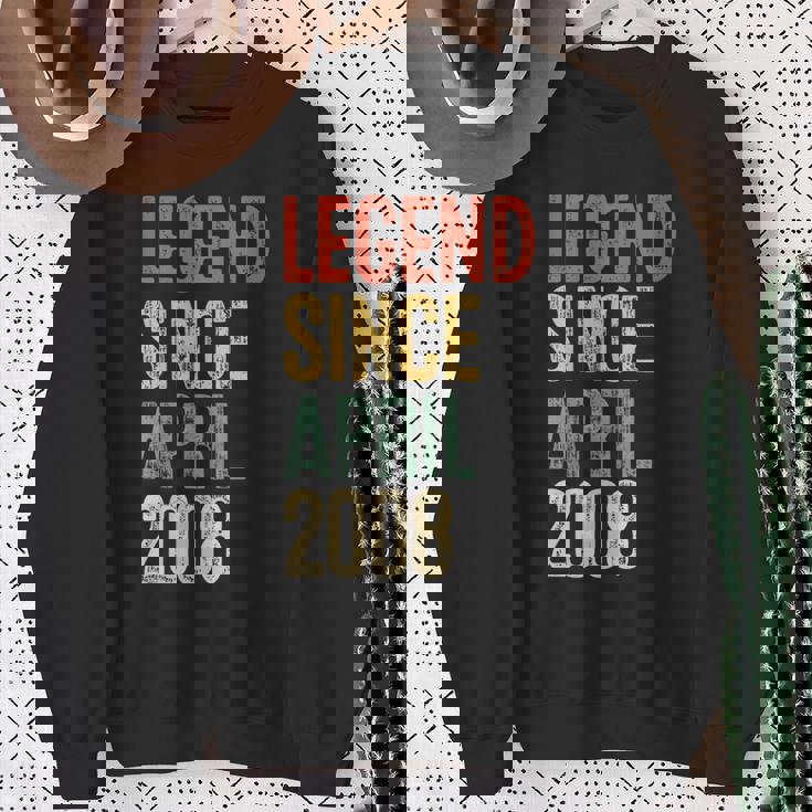 ヴィンテージ 18歳の誕生日デコレーション メンズ 18歳 2008年 18歳の誕生日 スウェットシャツ 年配の女性への贈り物