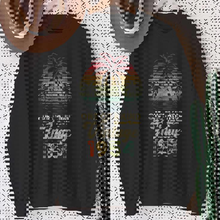 ヴィンテージ 1954年 誕生日 72歳 ヤシの木 レトロ スウェットシャツ 年配の女性への贈り物