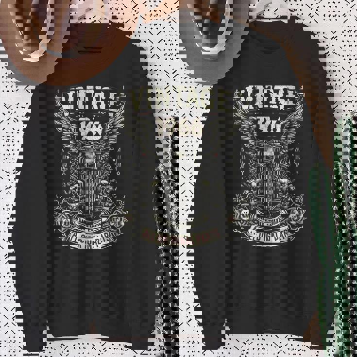 ヴィンテージ 1966年 1966年生まれ 58歳の誕生日 オートバイバイカー スウェットシャツ 年配の女性への贈り物