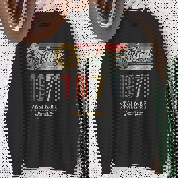 ヴィンテージ 1971 オリジナルパーツ パームス 55歳の誕生日 スウェットシャツ 年配の女性への贈り物