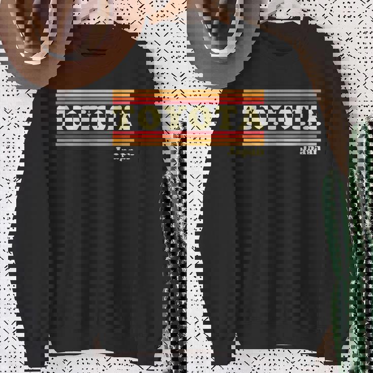 ヴィンテージ 80年代 トヨタ 日本 レトロ グラフィック スウェットシャツ 年配の女性への贈り物