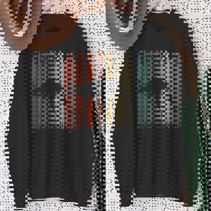 ヴィンテージ カンガルーオーストラリア オージー レトロ カンガルーオーストラリア スウェットシャツ 年配の女性への贈り物