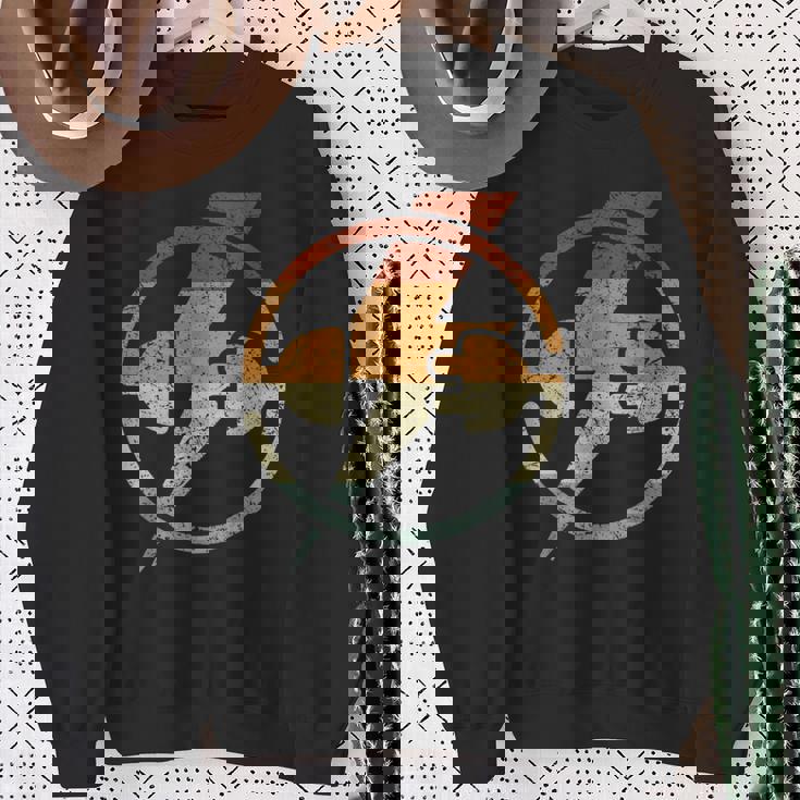 ヴィンテージ デザイン 電工 電気 スウェットシャツ 年配の女性への贈り物