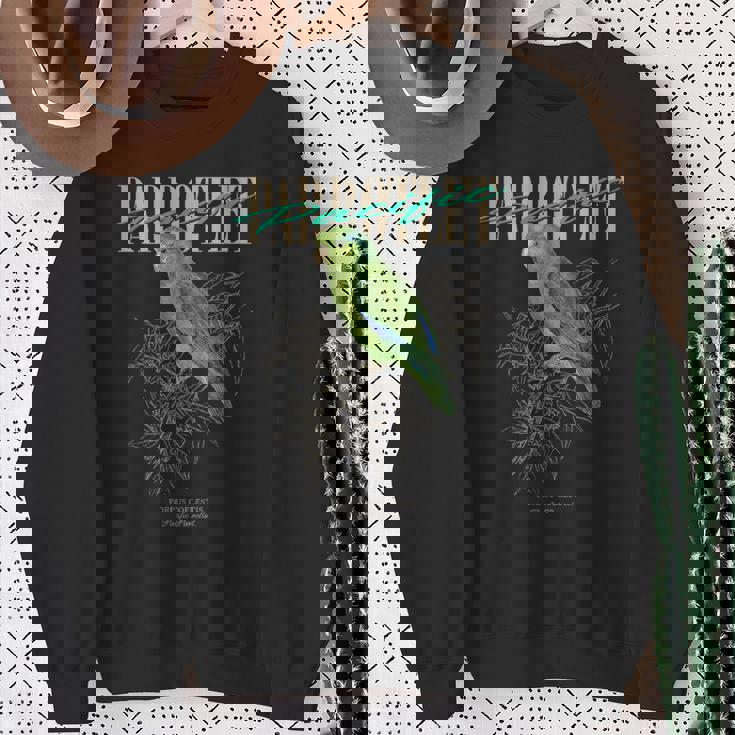 ヴィンテージ 太平洋オウム バードウォッチング 自然 愛 鳥 スウェットシャツ 年配の女性への贈り物