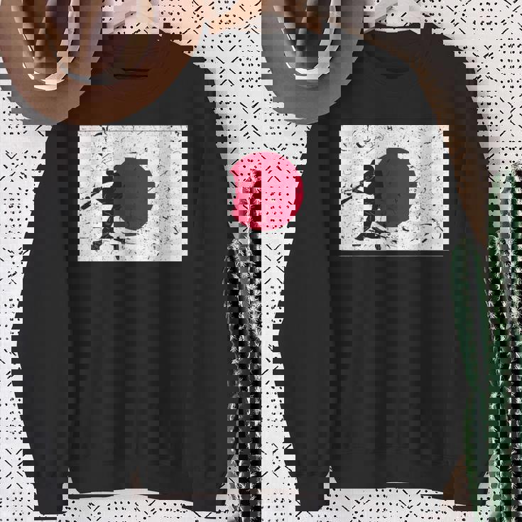 ヴィンテージ 野球 試合 リーグ 日本国旗 代表 選手 スウェットシャツ 年配の女性への贈り物