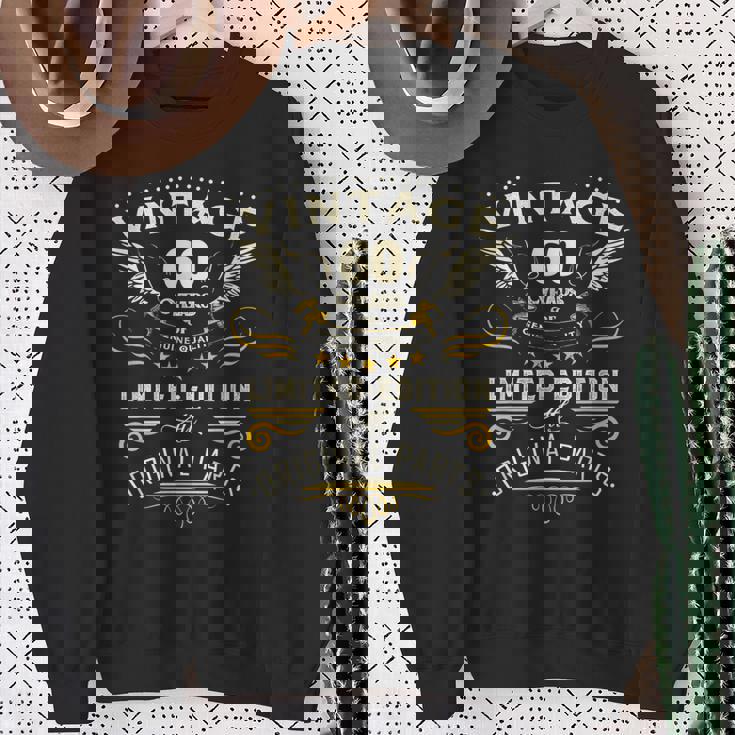 ヴィンテージ 限定版 おもしろ 60歳 ギフト 還暦 スウェットシャツ 年配の女性への贈り物