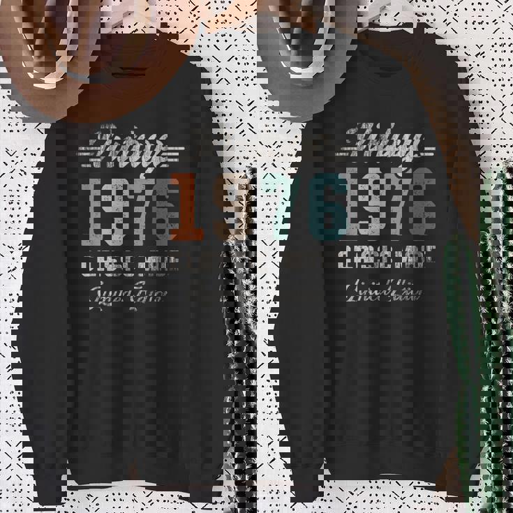 ヴィンテージ1976 50歳の誕生日クラシックカー スウェットシャツ 年配の女性への贈り物