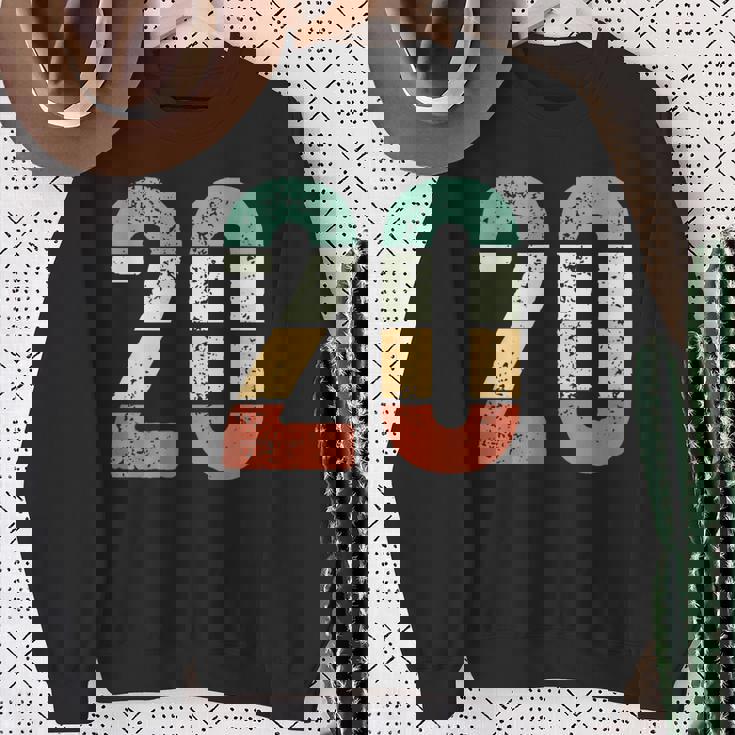 ヴィンテージナンバー20 永遠の20周年記念 スウェットシャツ 年配の女性への贈り物