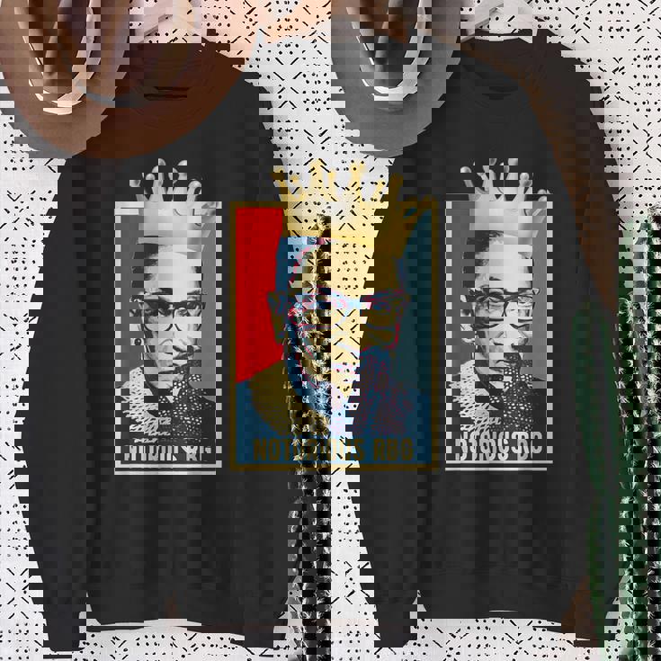 ヴィンテージ・ノトーリアス Rbg-ルース・ベイダー・ギンズバーグ・コート スウェットシャツ 年配の女性への贈り物