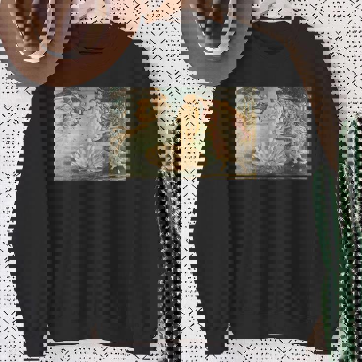 ヴィーナスの誕生／サンドロ・ボッティチェッリ【世界の名画】（高精細画質）女神 美術館アート スウェットシャツ 年配の女性への贈り物