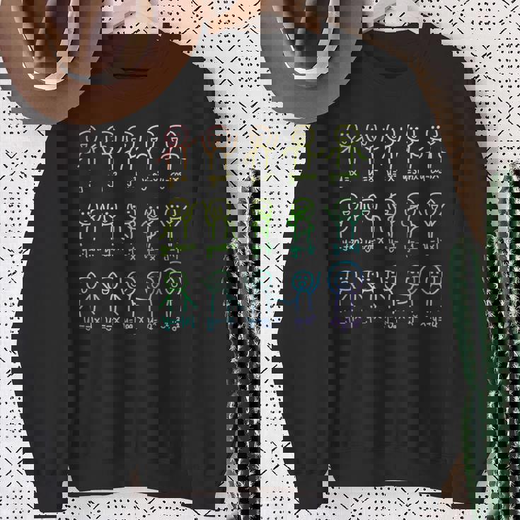 代数ダンスおかしい関数グラフ図科学数学方程式 長袖tシャツ スウェットシャツ 年配の女性への贈り物