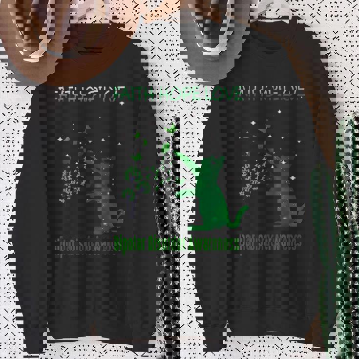 信仰希望愛双極性障害認識 スウェットシャツ 年配の女性への贈り物