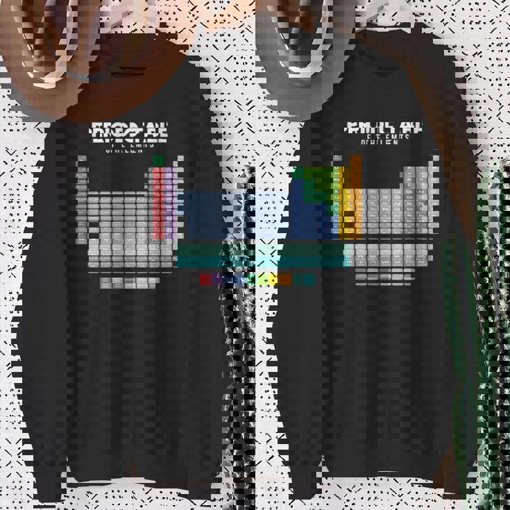 元素周期表 化学 長袖tシャツ スウェットシャツ 年配の女性への贈り物