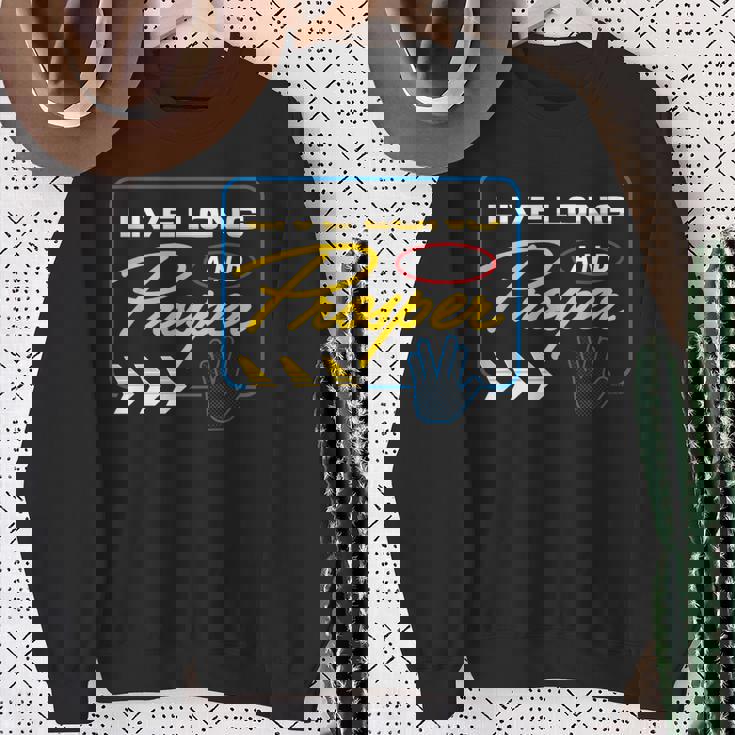 公式スタートレック Live Long And Prosper スウェットシャツ 年配の女性への贈り物