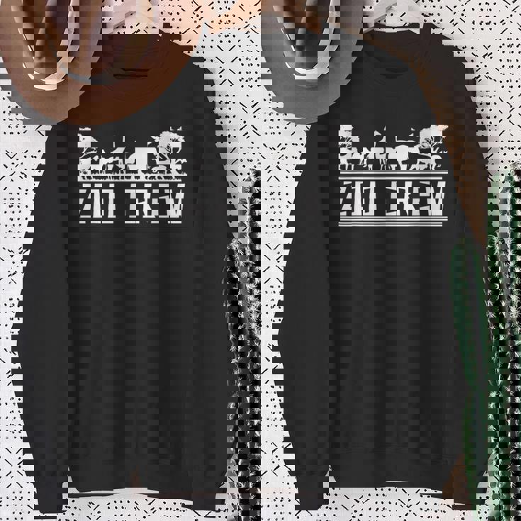 動物園 動物園 サファリ キリン ライオン ゾウ 動物園 スウェットシャツ 年配の女性への贈り物