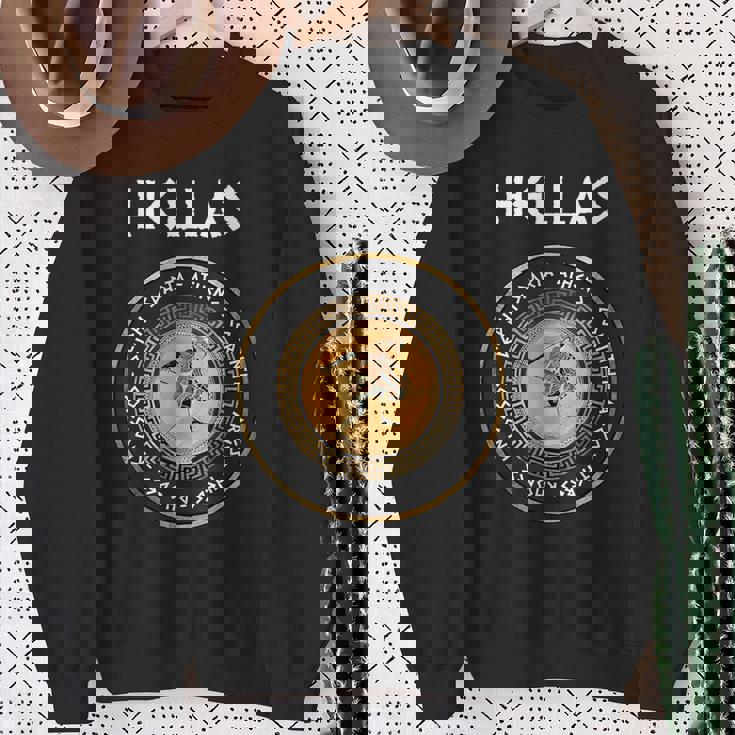 古代ギリシャの都市 スパルタ アテネ テーベ ギリシャ重装歩兵 スウェットシャツ 年配の女性への贈り物