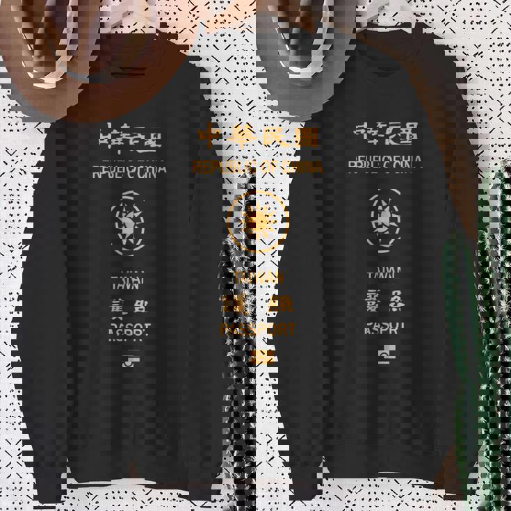 台湾、台湾の旗、台湾のパスポート、台湾の旗。 スウェットシャツ 年配の女性への贈り物