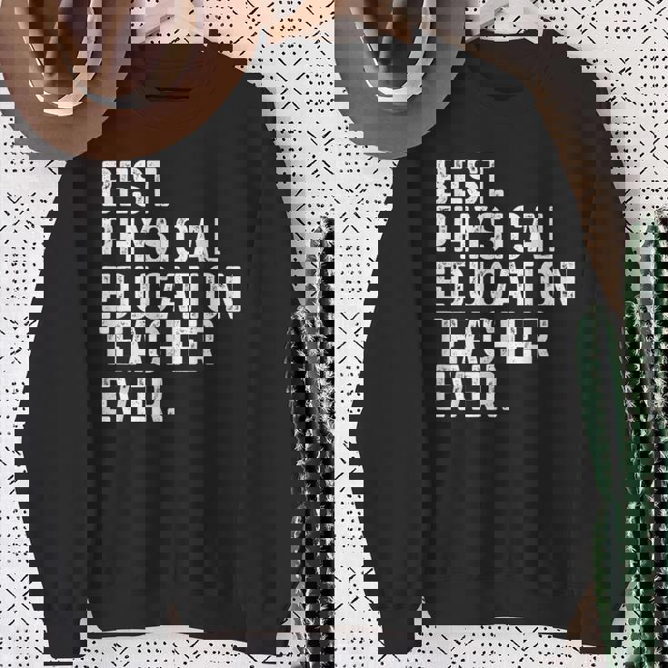 史上最高の体育教師 面白い Pe先生 スウェットシャツ 年配の女性への贈り物