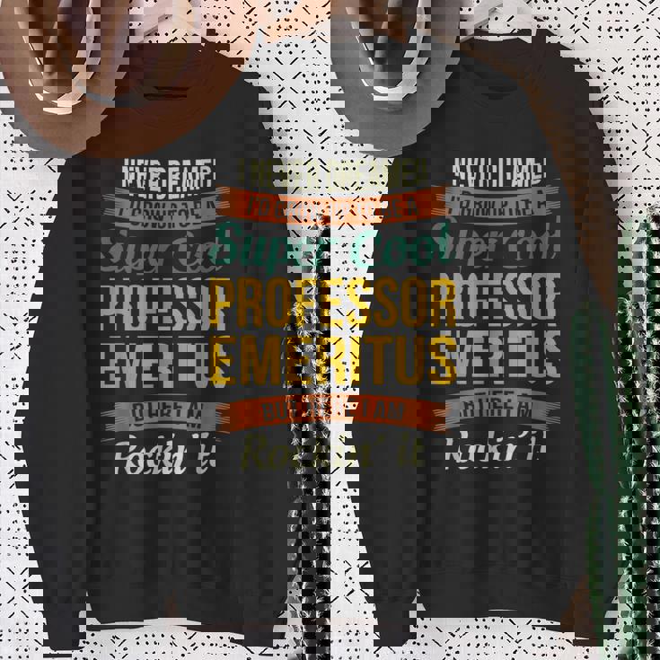 名誉教授ギフト 面白い感謝 スウェットシャツ 年配の女性への贈り物