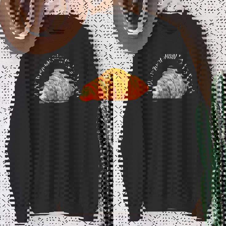 国立クロワッサンの日 スウェットシャツ 年配の女性への贈り物