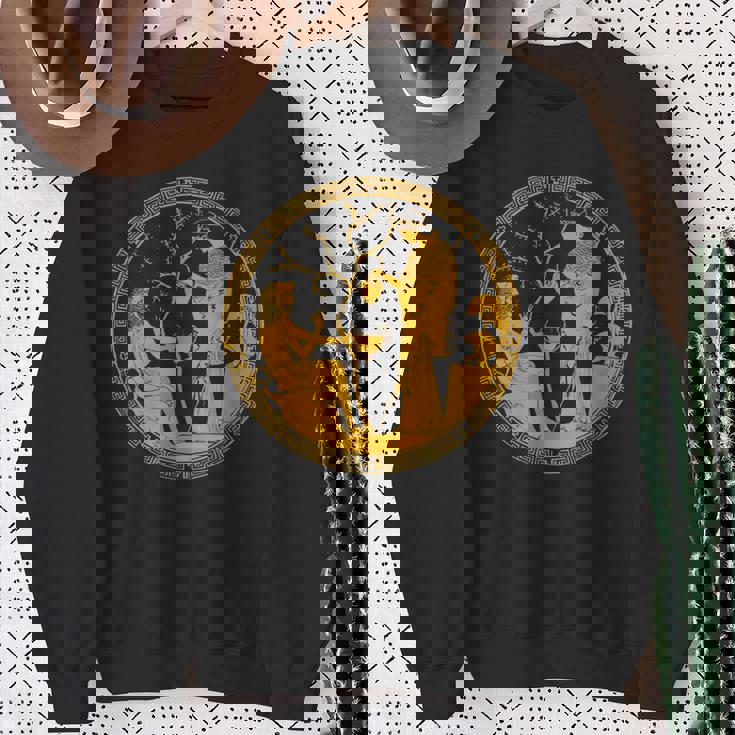 女神アテナと英雄ヘラクレス古代ギリシャ美術神話 スウェットシャツ 年配の女性への贈り物