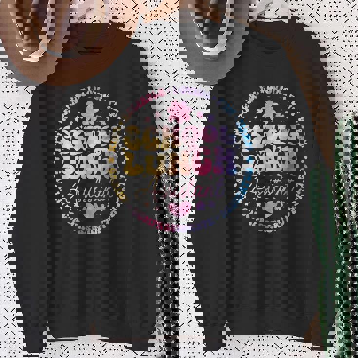 学校給食アシスタントマネージャー フードサービスクルースクワッド スウェットシャツ 年配の女性への贈り物