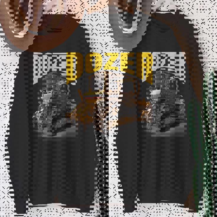 完璧な重機ブルドーザーtシャツ スウェットシャツ 年配の女性への贈り物