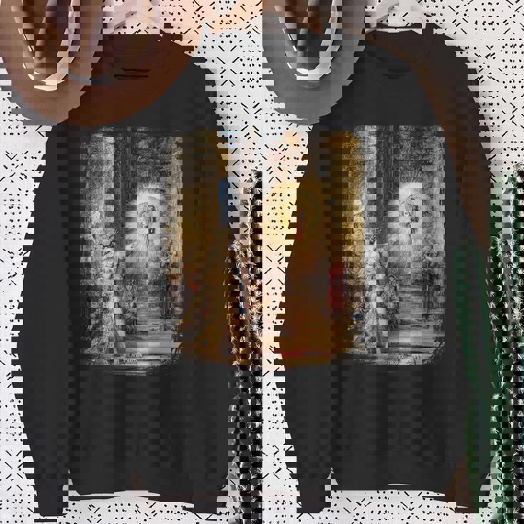 幻影ギュスターヴ・モロー不気味なホラー絵画アート スウェットシャツ 年配の女性への贈り物