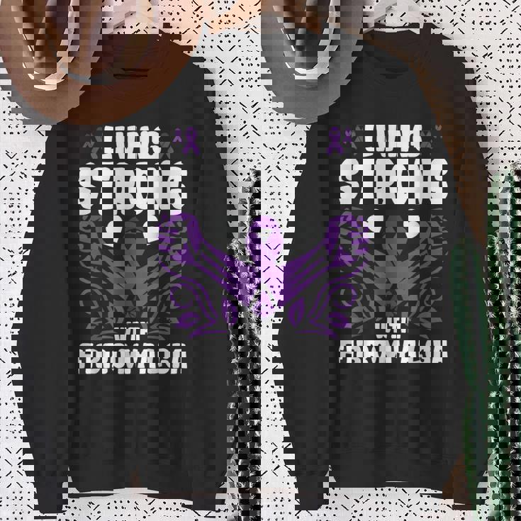 強く生きる 線維筋痛症への認識 線維筋痛症 スウェットシャツ 年配の女性への贈り物