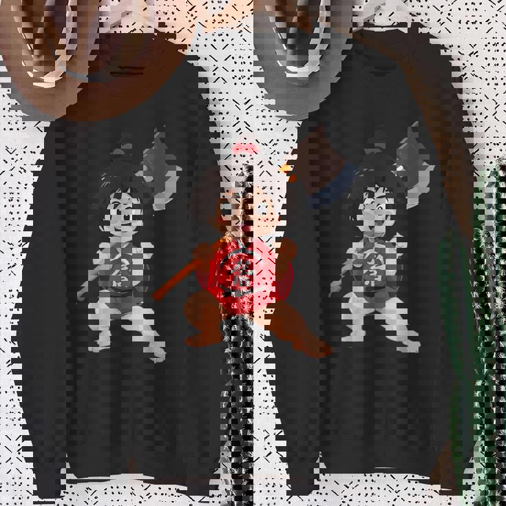 日本の民俗 金太郎 スウェットシャツ 年配の女性への贈り物