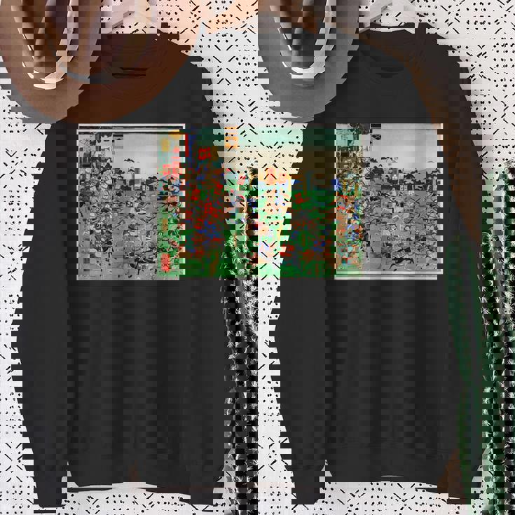 日本レトロアート 歌川国吉 2陸軍の戦い スウェットシャツ 年配の女性への贈り物