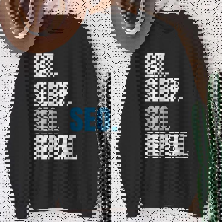 検索エンジン最適化 Eatleepeo Repeateo スウェットシャツ 年配の女性への贈り物