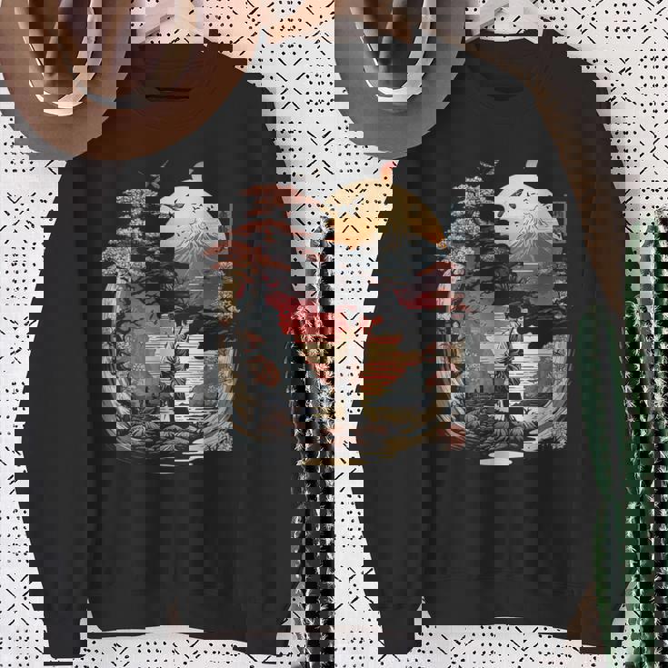 浮世絵 アート 神奈川 ヴィンテージ 和 タトゥー アート グラフィック スウェットシャツ 年配の女性への贈り物