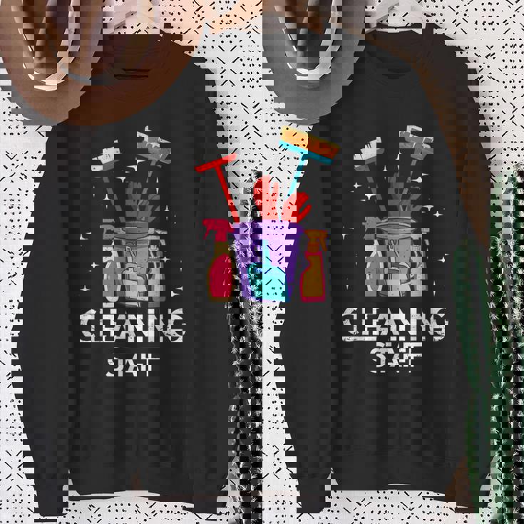 清掃スタッフ ハウスキーパー クリーナー ハウスキーピングスタッフ スウェットシャツ 年配の女性への贈り物