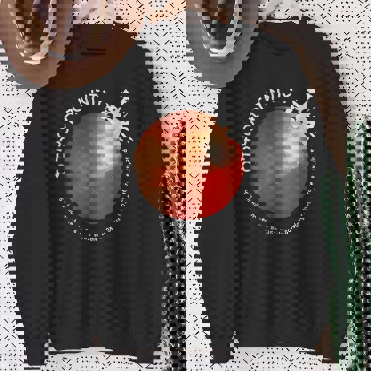 火星のオポチュニティ・ローバー オピー 宇宙探検 スウェットシャツ 年配の女性への贈り物