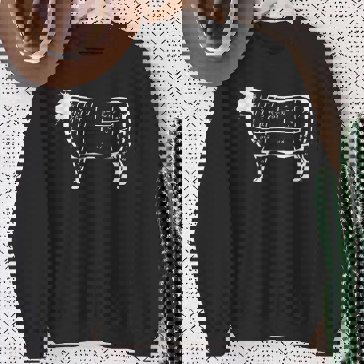 牛肉部位 スウェットシャツ 年配の女性への贈り物