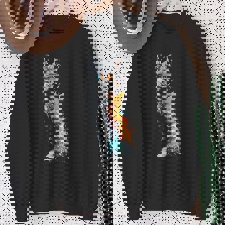 狐 長袖tシャツ スウェットシャツ 年配の女性への贈り物