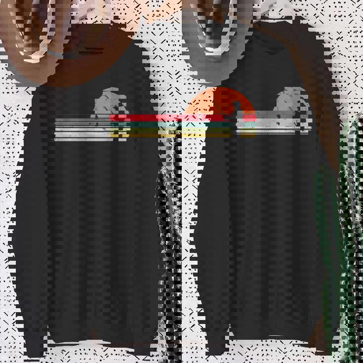 男 釣り サンセット レトロ アングリング フィッシャーマン アングラー メンズ ギフト スウェットシャツ 年配の女性への贈り物