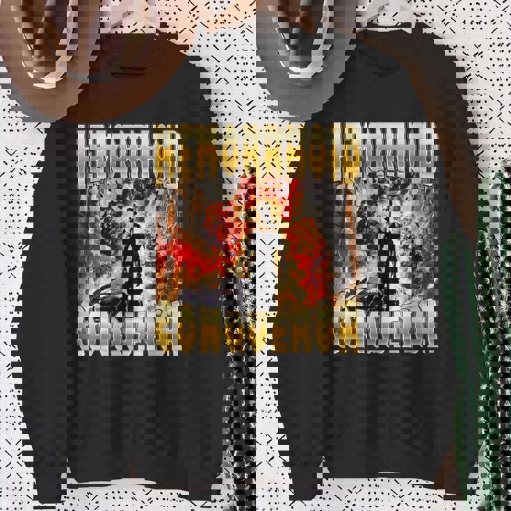 痔 征服者 ジョーク 攻勢 奇妙 面白い ミーム クリンジ スウェットシャツ 年配の女性への贈り物