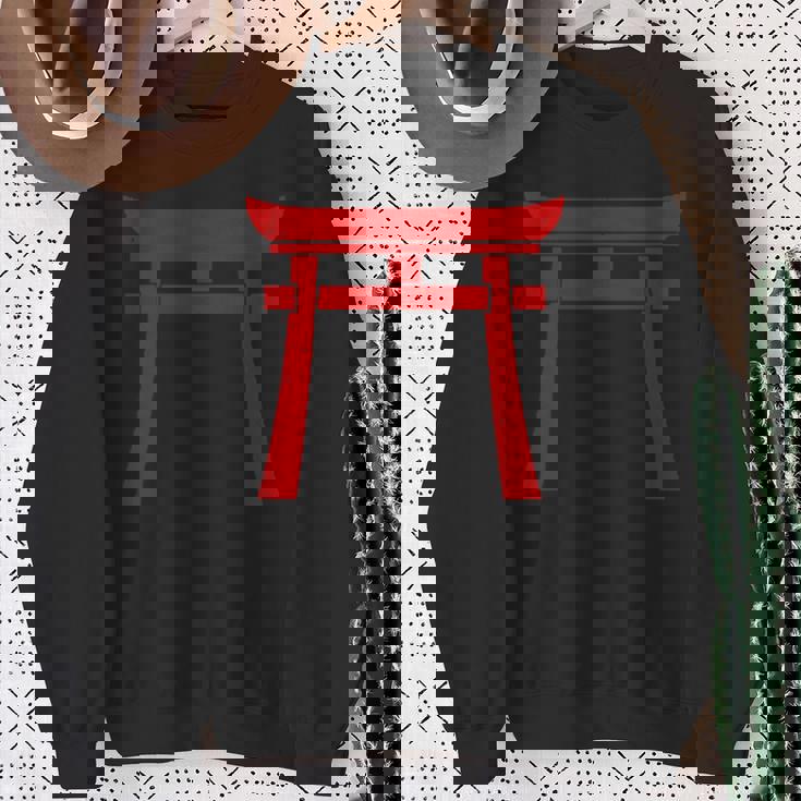 神戸鳥居門シンボル 神道日本門 スウェットシャツ 年配の女性への贈り物