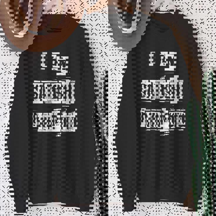 私はビットコインミームシャツの作成者サトシ・ナカモトです スウェットシャツ 年配の女性への贈り物