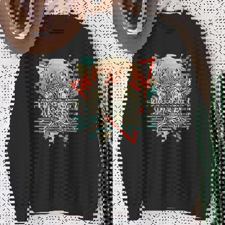 空飛ぶスパゲッティモンスター Fsm パスタファリアンレトロ スウェットシャツ 年配の女性への贈り物