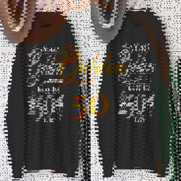 結婚50周年 結婚記念日 金婚記念日 スウェットシャツ 年配の女性への贈り物