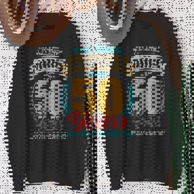 結婚50年目 結婚50周年 スウェットシャツ 年配の女性への贈り物