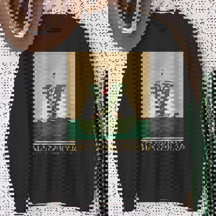 織田信長 日本の歴史上の武将 浮世絵 スウェットシャツ 年配の女性への贈り物