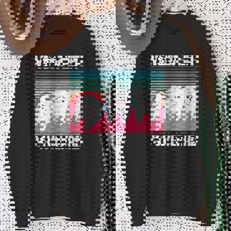 親知らず 抜歯 歯科手術 親知らず 除去 長袖tシャツ スウェットシャツ 年配の女性への贈り物