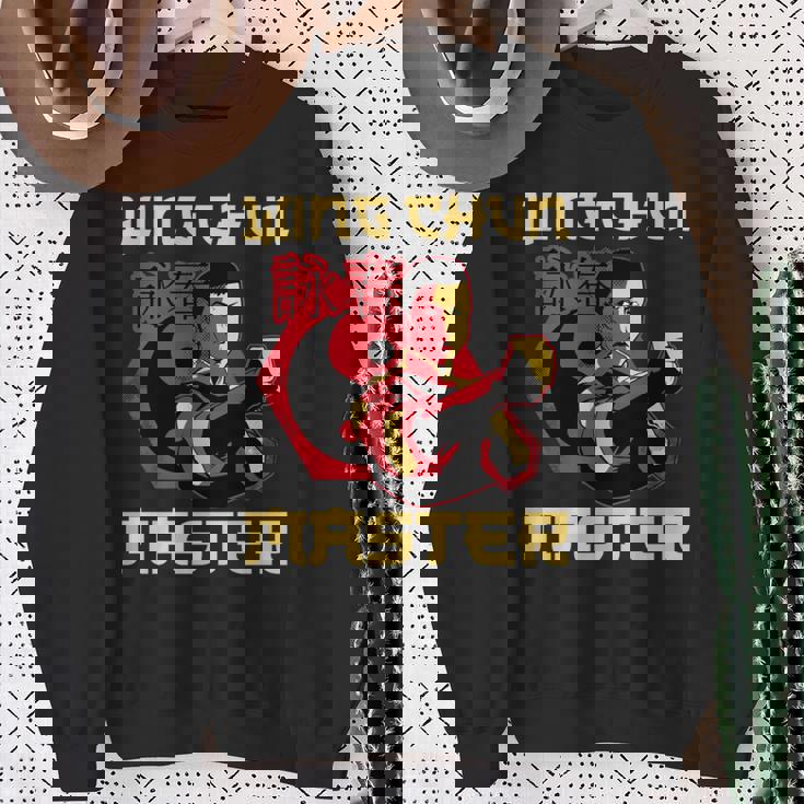 詠春拳マスター トレーニング 詠春拳 コーチ ファイター マーシャルアーツ 長袖tシャツ スウェットシャツ 年配の女性への贈り物