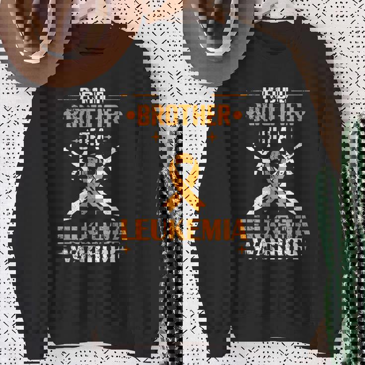 誇り高き兄弟 白血病戦士 スウェットシャツ 年配の女性への贈り物